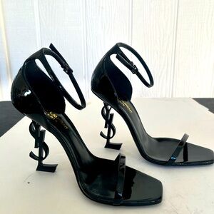 YSL Opyum YSL Heel - Black Hardware